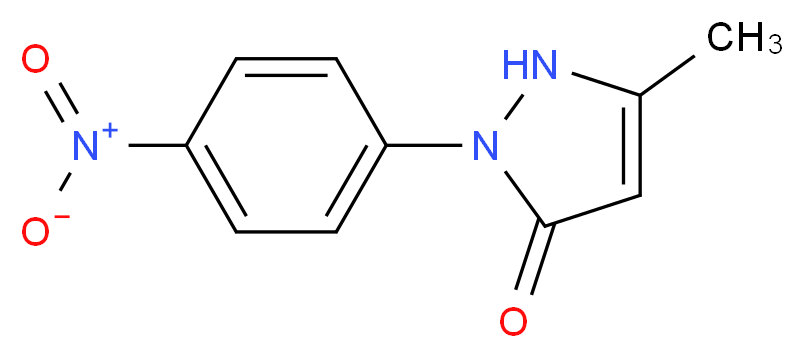 1-(p-NITROPHENYL)-3-METHYL-5-PYRAZOLONE_Molecular_structure_CAS_6402-09-1)