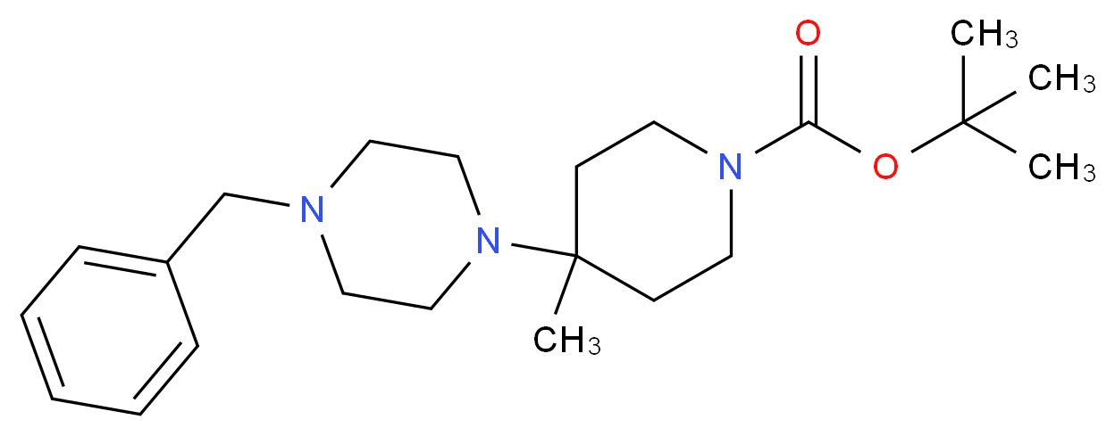 1-Boc-4-(4-Benzylpiperazin-1-yl)-4-methylpiperidine_Molecular_structure_CAS_1189489-52-8)