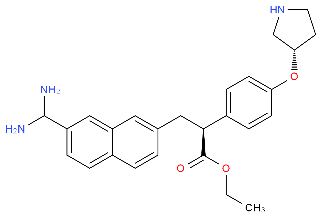 3-(7-DIAMINOMETHYL-NAPHTHALEN-2-YL)-PROPIONIC ACID ETHYL ESTER_Molecular_structure_CAS_)