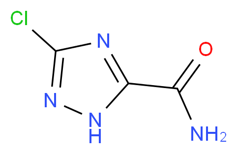 3-Chloro-1H-1,2,4-triazole-5-carboxamide_Molecular_structure_CAS_)