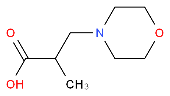 2-methyl-3-(4-morpholinyl)propanoic acid_Molecular_structure_CAS_322725-55-3)