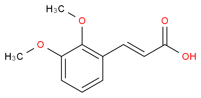 (2E)-3-(2,3-Dimethoxyphenyl)acrylic acid_Molecular_structure_CAS_7461-60-1)