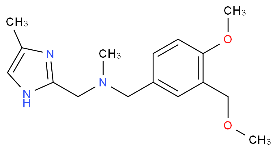 1-[4-methoxy-3-(methoxymethyl)phenyl]-N-methyl-N-[(4-methyl-1H-imidazol-2-yl)methyl]methanamine_Molecular_structure_CAS_)