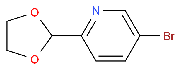 5-BROMO-2-(1,3-DIOXOLAN-2-YL)PYRIDINE_Molecular_structure_CAS_)