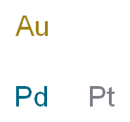 Gold Platinum Palladium powder, APS <5 micron_Molecular_structure_CAS_)