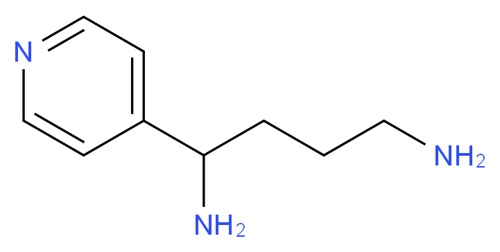 1-Pyridin-4-ylbutane-1,4-diamine_Molecular_structure_CAS_374064-03-6)