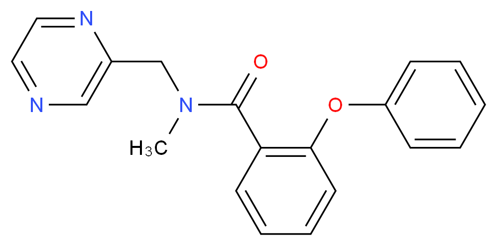 N-methyl-2-phenoxy-N-(pyrazin-2-ylmethyl)benzamide_Molecular_structure_CAS_)