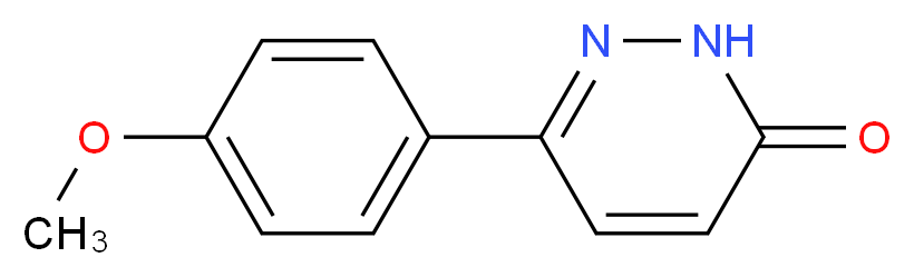 6-(4-Methoxyphenyl)pyridazin-3(2H)-one_Molecular_structure_CAS_)