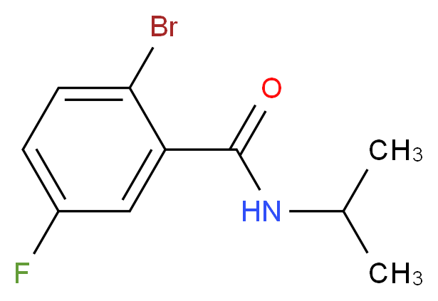2-Bromo-5-fluoro-N-isopropylbenzamide_Molecular_structure_CAS_)