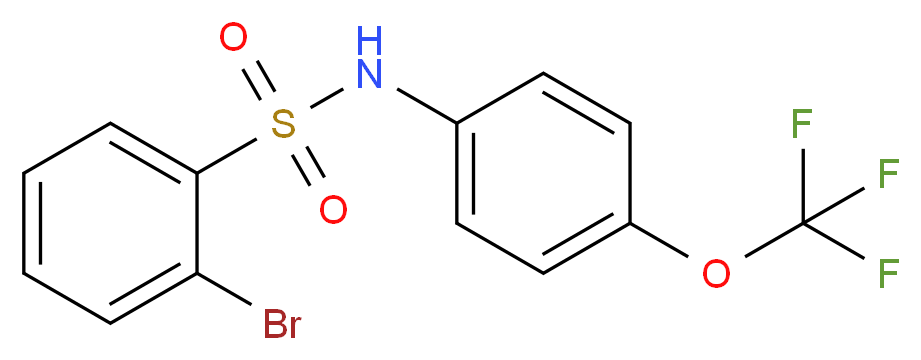 2-Bromo-N-[4-(trifluoromethoxy)phenyl]benzenesulfonamide_Molecular_structure_CAS_)
