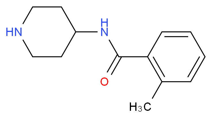 2-methyl-N-piperidin-4-ylbenzamide_Molecular_structure_CAS_84296-96-8)