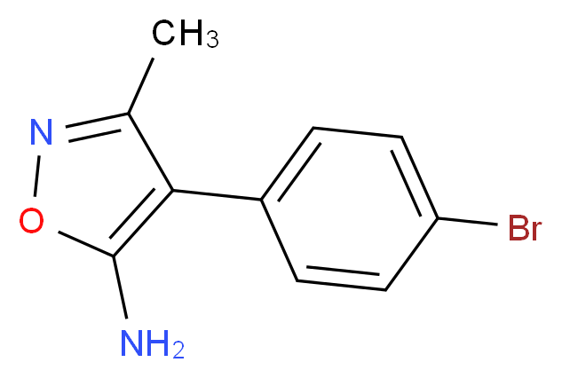 5-Amino-4-(4-bromophenyl)-3-methylisoxazole_Molecular_structure_CAS_925007-46-1)