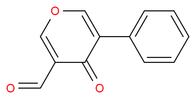 4-oxo-5-phenyl-4H-pyran-3-carboxaldehyde_Molecular_structure_CAS_)