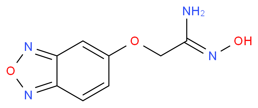 2-(2,1,3-benzoxadiazol-5-yloxy)-N'-hydroxyethanimidamide_Molecular_structure_CAS_690632-81-6)