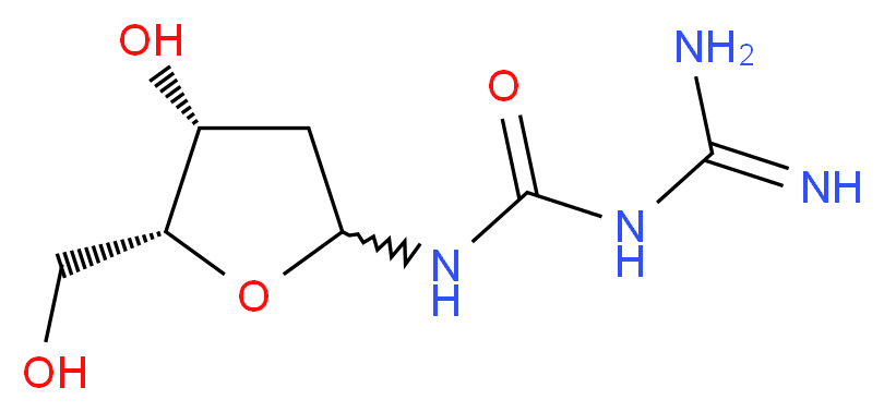 D-2'-Deoxyribofuranosyl-3-guanylurea(α/β-Mixture)_Molecular_structure_CAS_570410-72-9)