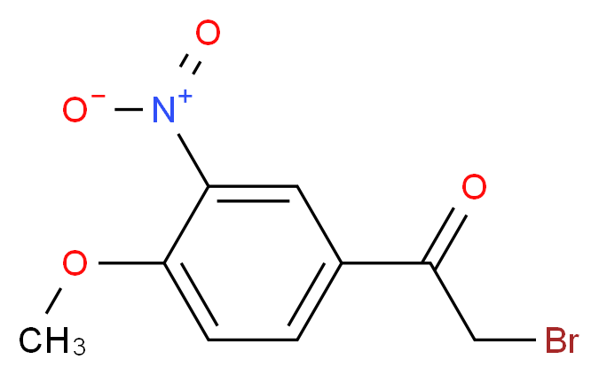 2-Bromo-1-(4-methoxy-3-nitrophenyl)-1-ethanone_Molecular_structure_CAS_)