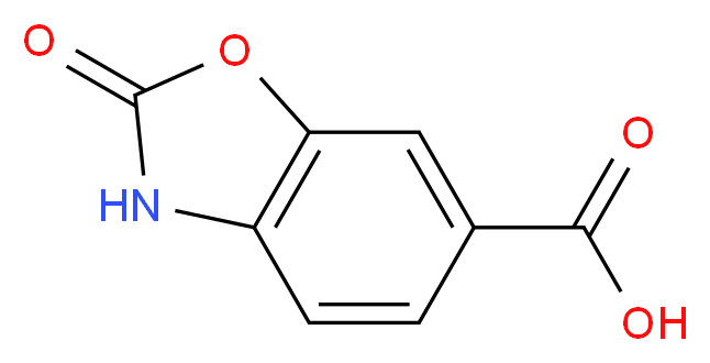 2-Oxo-2,3-dihydro-1,3-benzoxazole-6-carboxylic acid_Molecular_structure_CAS_54903-16-1)