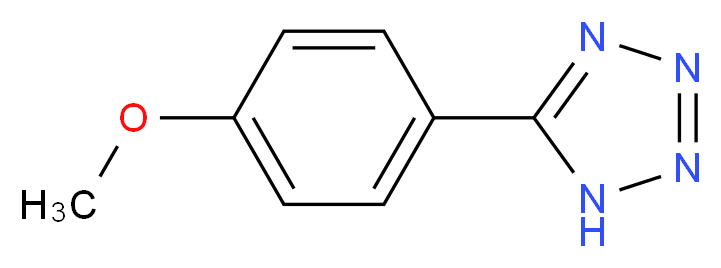 5-(4-Methoxyphenyl)-1H-tetrazole_Molecular_structure_CAS_6926-51-8)