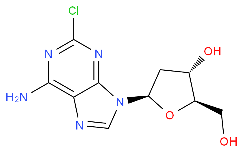 2-Chloro-2′-deoxyadenosine_Molecular_structure_CAS_4291-63-8)