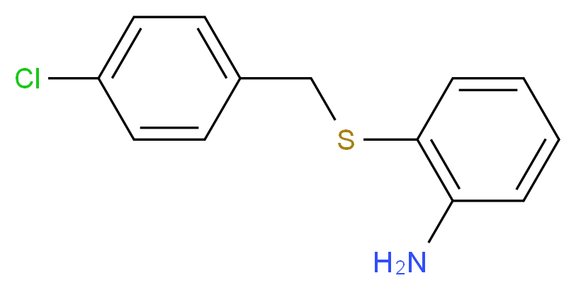 2-[(4-chlorobenzyl)thio]aniline_Molecular_structure_CAS_43092-84-8)