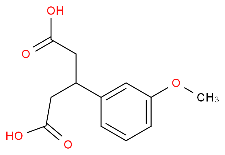 3-(3-Methoxyphenyl)pentanedioic acid_Molecular_structure_CAS_69061-62-7)