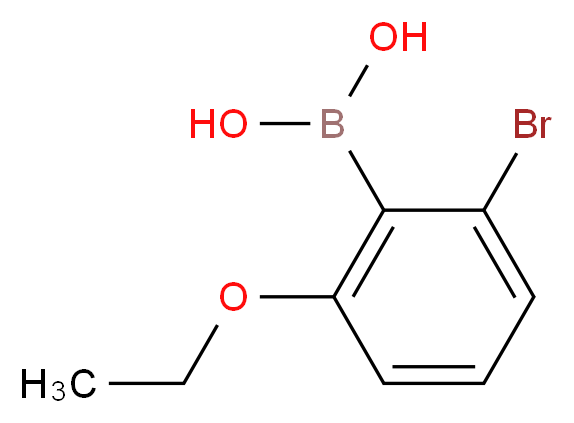 2-Bromo-6-ethoxyphenylboronic acid_Molecular_structure_CAS_957035-13-1)