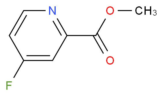 4-FLUOROPYRIDINE-2-CARBOXYLIC ACID METHYL ESTER_Molecular_structure_CAS_886371-79-5)