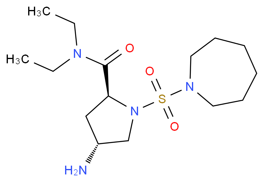 (4R)-4-amino-1-(azepan-1-ylsulfonyl)-N,N-diethyl-L-prolinamide_Molecular_structure_CAS_)