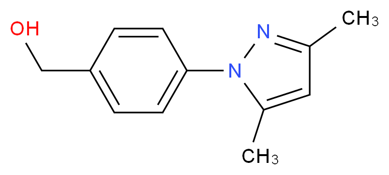 [4-(3,5-dimethyl-1H-pyrazol-1-yl)phenyl]methanol_Molecular_structure_CAS_934570-55-5)