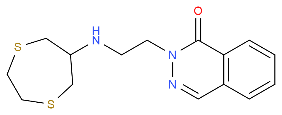 2-[2-(1,4-dithiepan-6-ylamino)ethyl]phthalazin-1(2H)-one_Molecular_structure_CAS_)