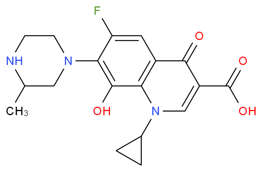 O-Desmethyl Gatifloxacin_Molecular_structure_CAS_616205-76-6)