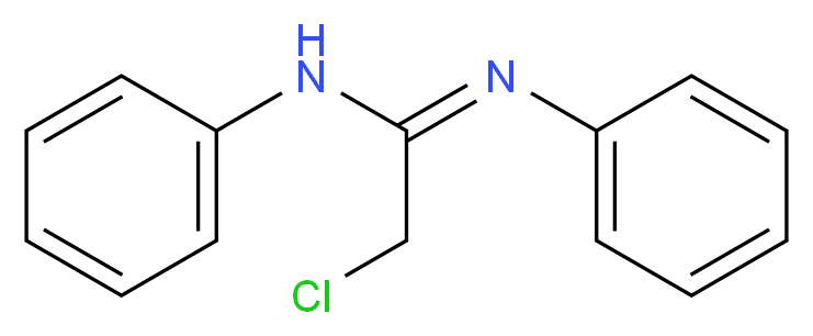 2-chloro-N,N'-diphenylethanimidamide_Molecular_structure_CAS_40403-43-8)