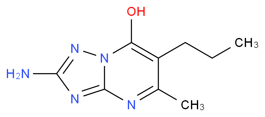 2-amino-5-methyl-6-propyl[1,2,4]triazolo[1,5-a]pyrimidin-7-ol_Molecular_structure_CAS_915921-28-7)