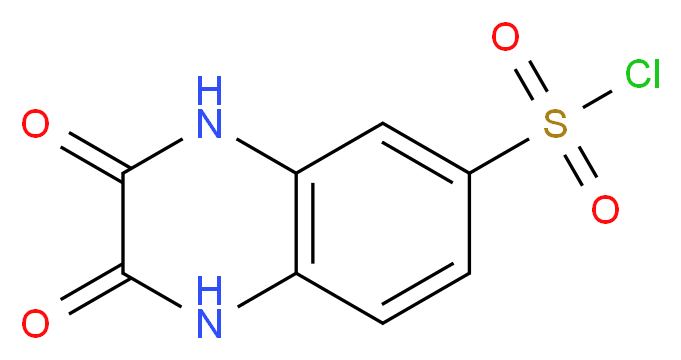 2,3-Dioxo-1,2,3,4-tetrahydroquinoxaline-6-sulfonyl chloride_Molecular_structure_CAS_)