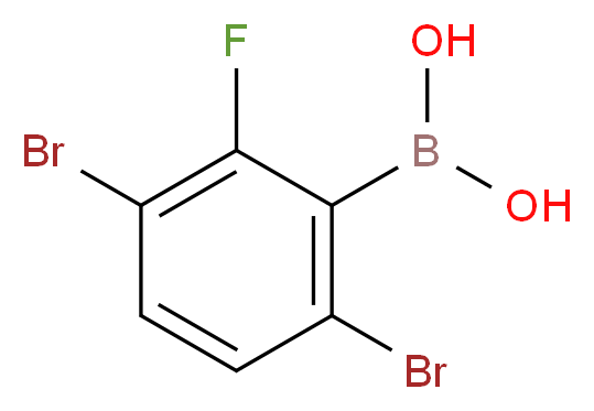 3,6-Dibromo-2-fluorophenylboronic acid_Molecular_structure_CAS_870778-92-0)