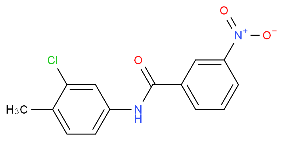 N-(3-Chloro-4-methylphenyl)-3-nitrobenzamide_Molecular_structure_CAS_73544-86-2)