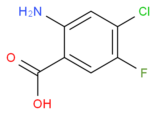 2-Amino-4-chloro-5-fluorobenzoic acid_Molecular_structure_CAS_108288-16-0)