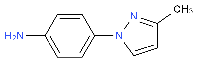4-(3-methyl-1H-pyrazol-1-yl)aniline_Molecular_structure_CAS_)
