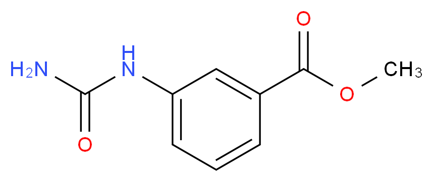 methyl 3-[(aminocarbonyl)amino]benzoate_Molecular_structure_CAS_65081-75-6)