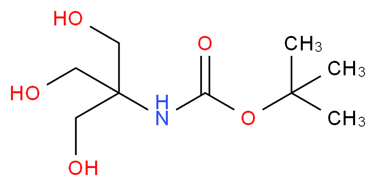 tert-butyl N-[2-hydroxy-1,1-bis(hydroxymethyl)ethyl]carbamate_Molecular_structure_CAS_146651-71-0)