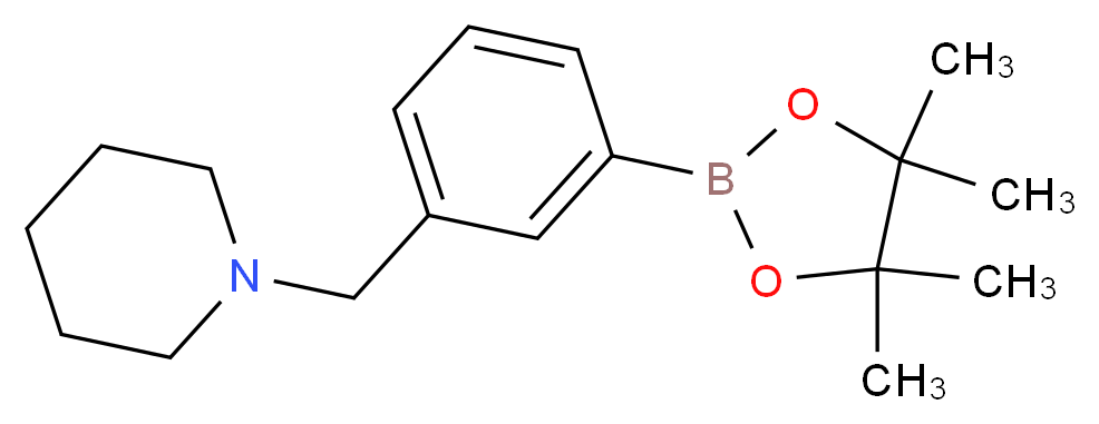 3-(Piperidin-1-ylmethyl)benzeneboronic acid, pinacol ester 97%_Molecular_structure_CAS_859833-21-9)