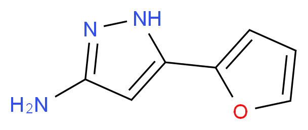 5-(2-Furyl)-1H-pyrazol-3-amine_Molecular_structure_CAS_)