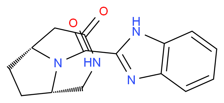 (1S*,6R*)-9-(1H-benzimidazol-2-ylcarbonyl)-3,9-diazabicyclo[4.2.1]nonan-4-one_Molecular_structure_CAS_)