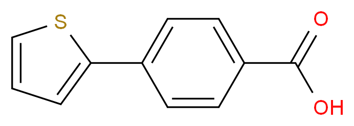 4-Thiophen-2-yl-benzoic acid_Molecular_structure_CAS_29886-62-2)