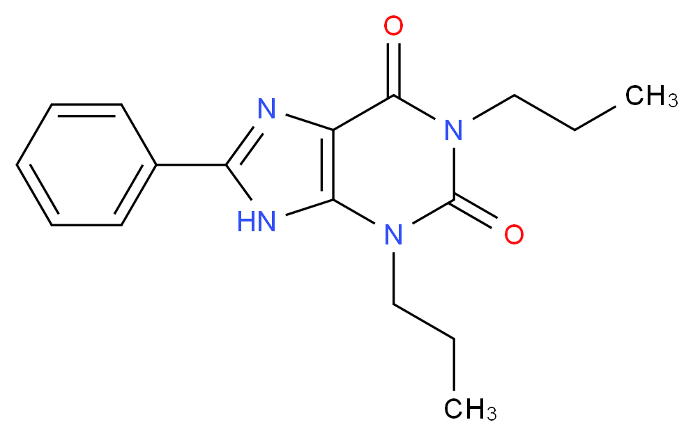 1,3-DIPROPYL-8-PHENYLXANTHINE_Molecular_structure_CAS_85872-53-3)