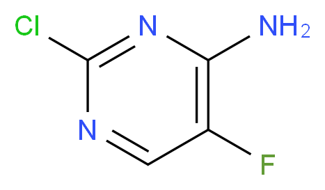 4-Amino-2-chloro-5-fluoropyrimidine_Molecular_structure_CAS_155-10-2)