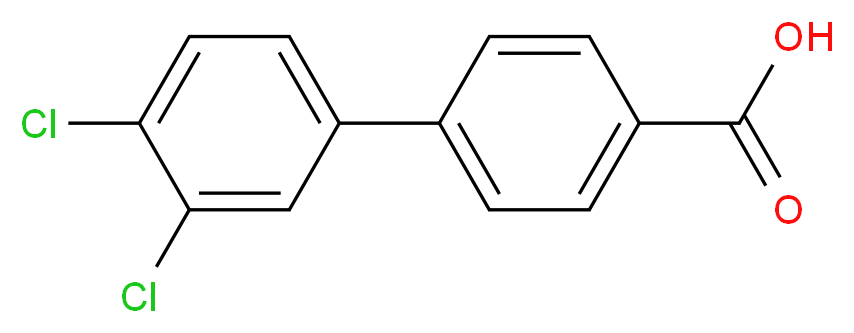 3',4'-Dichloro[1,1'-biphenyl]-4-carboxylic acid_Molecular_structure_CAS_7111-64-0)