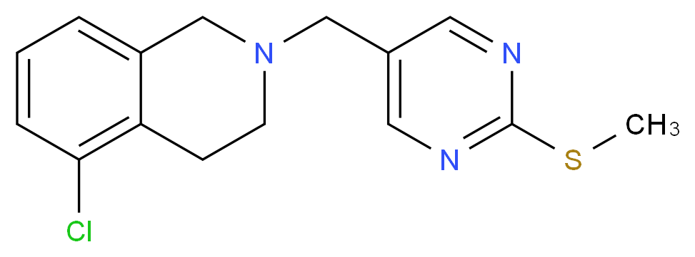 5-chloro-2-{[2-(methylthio)pyrimidin-5-yl]methyl}-1,2,3,4-tetrahydroisoquinoline_Molecular_structure_CAS_)