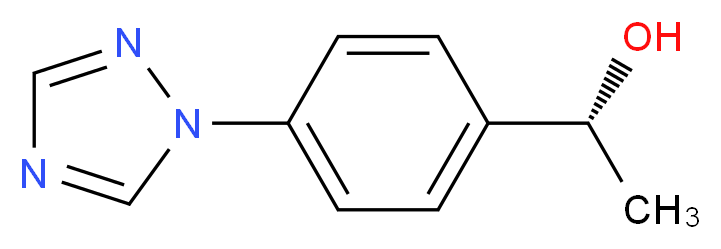 (1R)-1-[4-(1H-1,2,4-triazol-1-yl)phenyl]ethan-1-ol_Molecular_structure_CAS_)