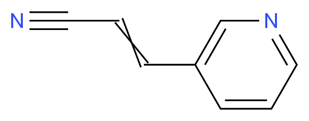 3-(pyridin-3-yl)prop-2-enenitrile_Molecular_structure_CAS_)